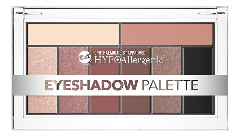 

Палетка теней для век Hypoallergenic Eyeshadow Palette: No 01, Палетка теней для век Hypoallergenic Eyeshadow Palette