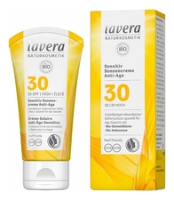 Lavera Солнцезащитный крем для лица антивозрастной Creme Solaire Anti-Age Sensitive SPF30 50мл