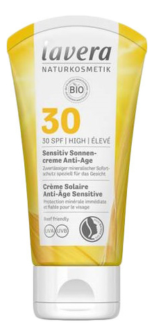 

Солнцезащитный крем для лица антивозрастной Creme Solaire Anti-Age Sensitive SPF30 50мл