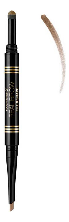 

Пудра-карандаш для бровей Real Brow Fill & Shape Pencil 0,66г: 01 Blonde, Пудра-карандаш для бровей Real Brow Fill & Shape Pencil 0,66г