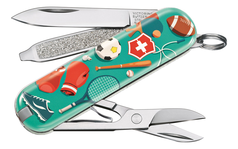 Нож-брелок Classic Sports World 58мм, 7 функций 0.6223.L2010 от Randewoo