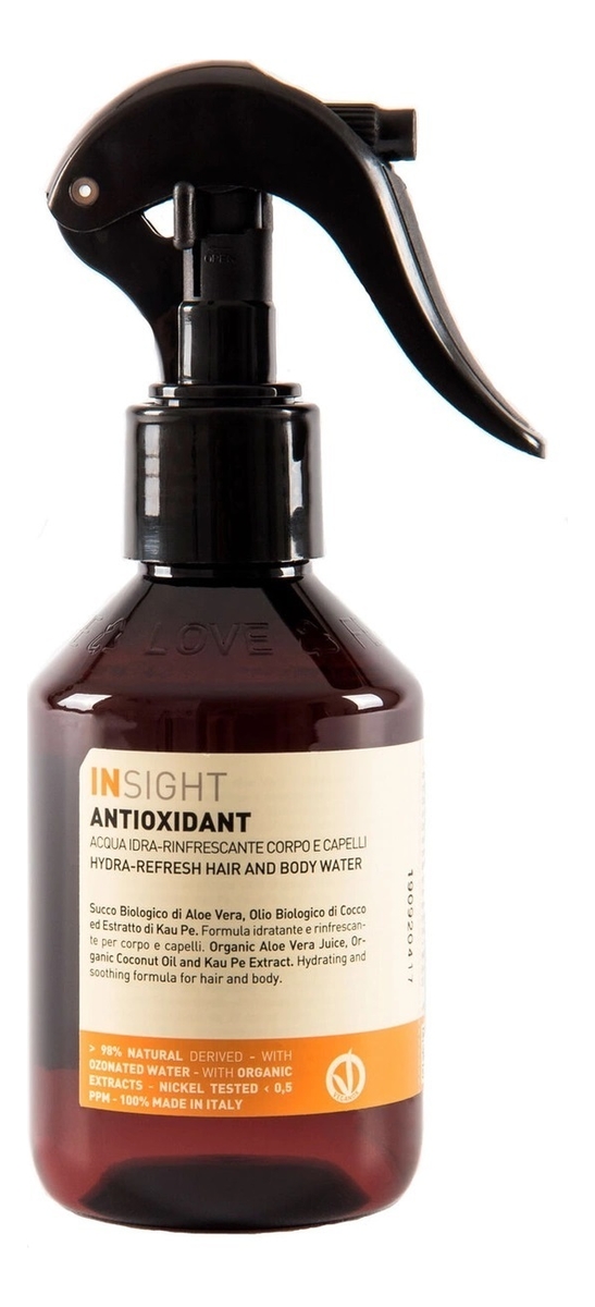 

Увлажняющий спрей для волос и тела Antioxidant Hydra-Refresh Hair And Body Water 150мл