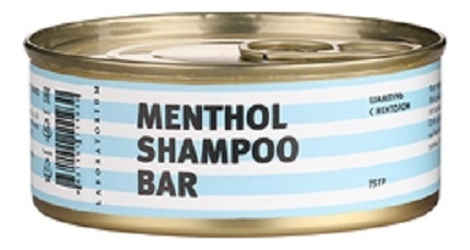 

Твердый шампунь для волос Ментоловый Menthol Shampoo Bar 75г