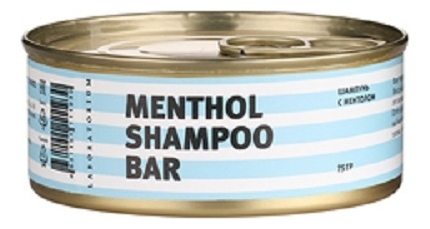 Твердый шампунь для волос Ментоловый Menthol Shampoo Bar 75г фотографии