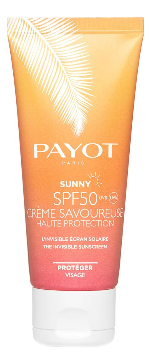 Солнцезащитный крем для лица Sunny Creme Savoureuse SPF50 50мл солнцезащитный крем для лица spf50 payot sunny crème savoureuse 50 мл