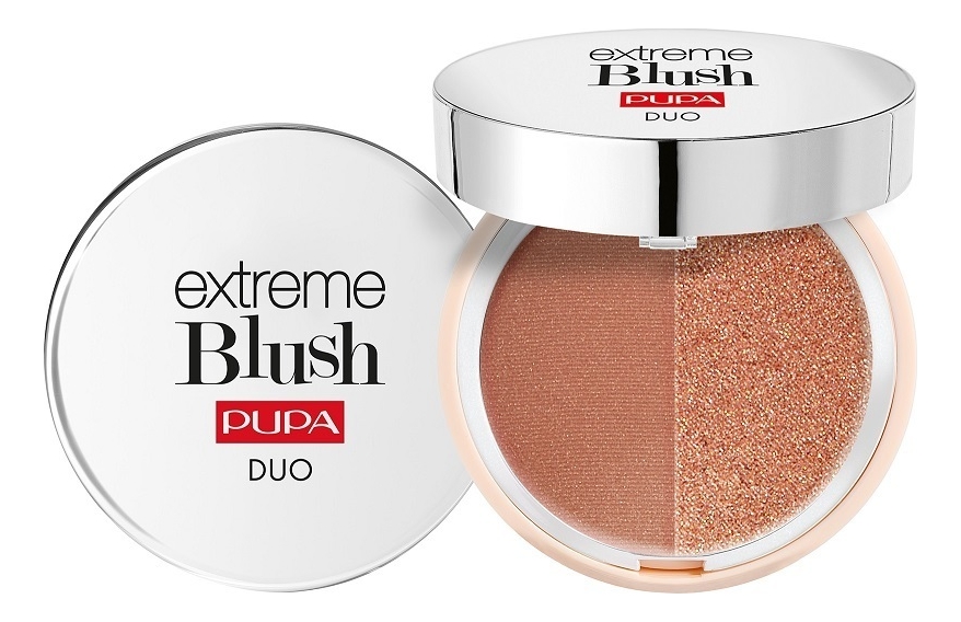 

Двойные румяна для лица Extreme Blush Duo 4г: 120 Radiant Caramel, Двойные румяна для лица Extreme Blush Duo 4г