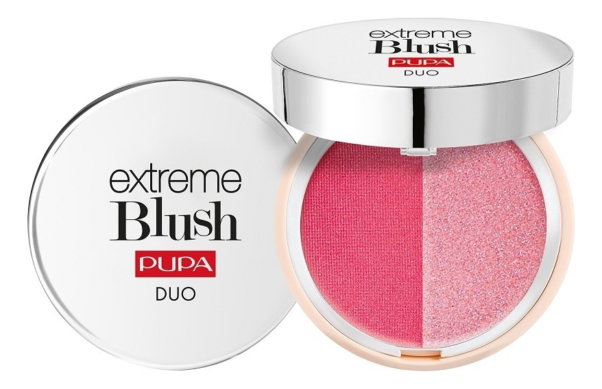 

Двойные румяна для лица Extreme Blush Duo 4г: 140 Radiant Flamingo, Двойные румяна для лица Extreme Blush Duo 4г
