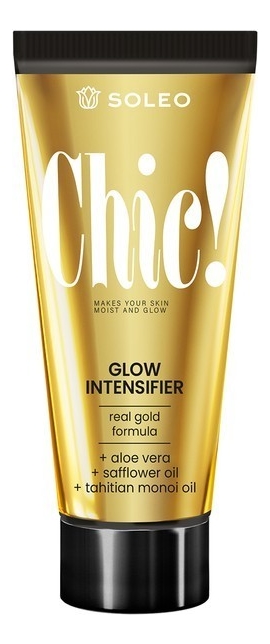 Крем-ускоритель для загара с частицами золота Chic! Glow Intensifier: Крем-ускоритель 150мл цена и фото