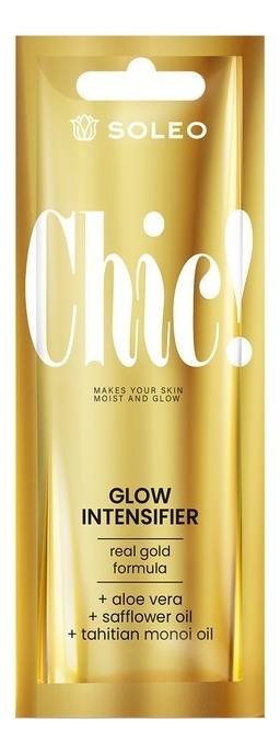 Крем-ускоритель для загара с частицами золота Chic! Glow Intensifier: Крем-ускоритель 15мл