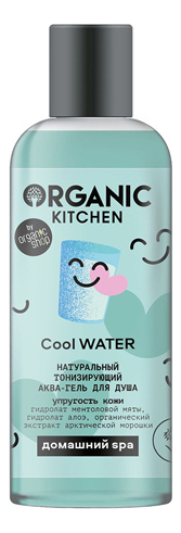 

Тонизирующий аква-гель для душа Organic Kitchen Cool Water 270мл
