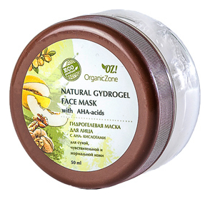 Купить Гидрогелевая маска для сухой и чувствительной кожи лица Natural Gydrogel Face Mask 50мл, OrganicZone