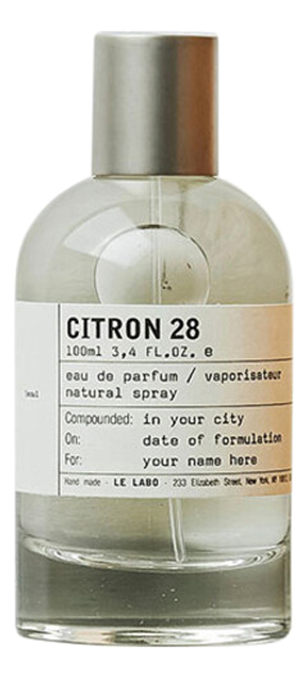 Citron 28: парфюмерная вода 50мл уценка