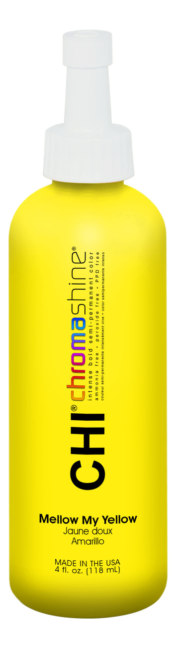 

Крем-краска для волос с протеинами шелка Chromashine Intense Bold Semi-Permanent Color 118мл: Mellow My Yellow, Крем-краска для волос с протеинами шелка Chromashine Intense Bold Semi-Permanent Color 118мл