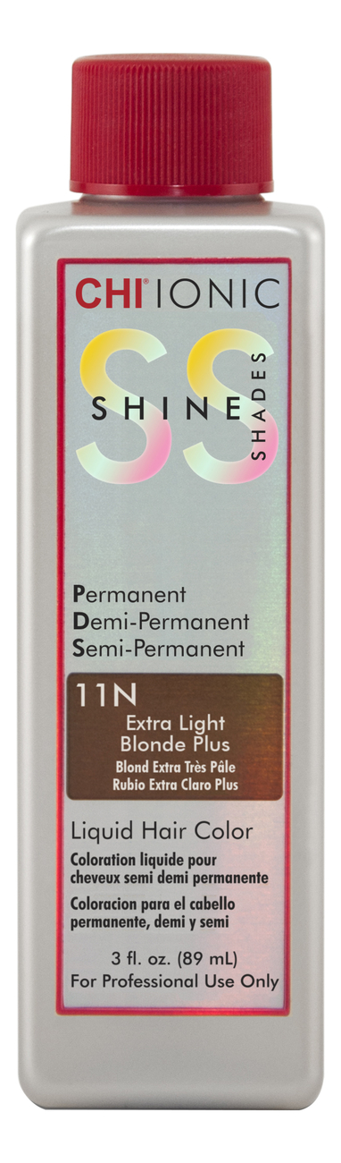 

Безаммиачная краска для волос Ionic Shine Shades Liquid Hair Color 89мл: 11N, Безаммиачная краска для волос Ionic Shine Shades Liquid Hair Color 89мл