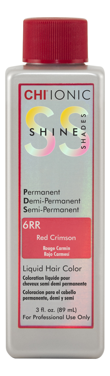 

Безаммиачная краска для волос Ionic Shine Shades Liquid Hair Color 89мл: 6RR, Безаммиачная краска для волос Ionic Shine Shades Liquid Hair Color 89мл