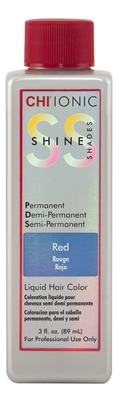 

Безаммиачная краска для волос Ionic Shine Shades Liquid Hair Color 89мл: Red, Безаммиачная краска для волос Ionic Shine Shades Liquid Hair Color 89мл