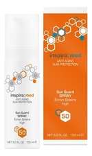 Inspira: cosmetics Солнцезащитный лосьон-спрей для тела Sun Guard Spray SPF50 150мл