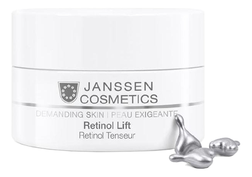 

Капсулы для лица с ретинолом для разглаживания морщин Retinol Lift 50шт: Капсулы 50шт, Капсулы для лица с ретинолом Demanding Skin Retinol Lift