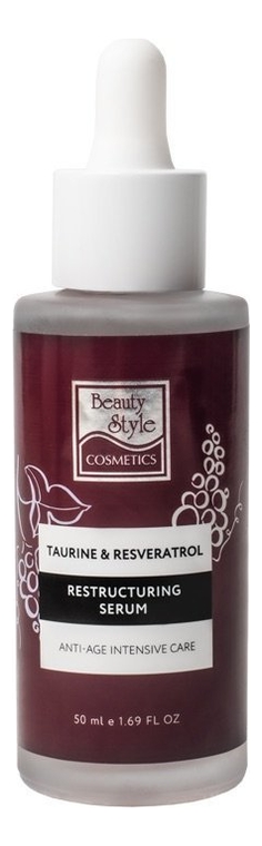 

Реструктурирующая сыворотка на основе таурина Taurine & Resveratrol Restructuring Serum: Сыворотка 30мл, Реструктурирующая сыворотка на основе таурина Taurine & Resveratrol Restructuring Serum
