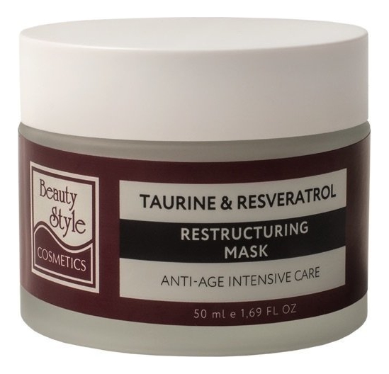 

Реструктурирующая маска на основе таурина Taurine & Resveratrol Restructuring Mask: Маска 50мл, Реструктурирующая маска на основе таурина Taurine & Resveratrol Restructuring Mask