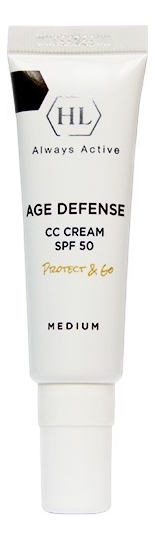 Купить Многофункциональный крем для лица Age Defense CC Cream SPF50 30мл: Medium, Holy Land