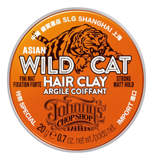 Johnny's Chop Shop Матирующая глина для структурирования волос Wild Cat Hair Clay