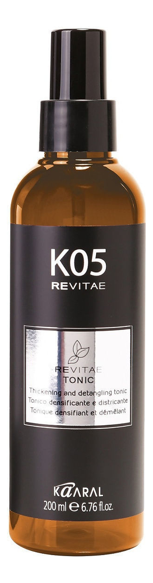 

Уплотняющий и облегчающий расчесывание тоник для волос K05 Revitae Tonic 200мл