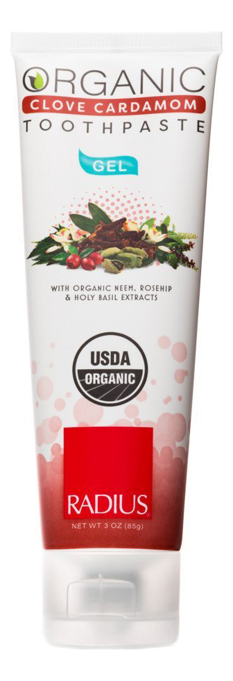 

Гелевая зубная паста Gel Organic Toothpaste Clove Cardamom 85г (кардамон, гвоздика)