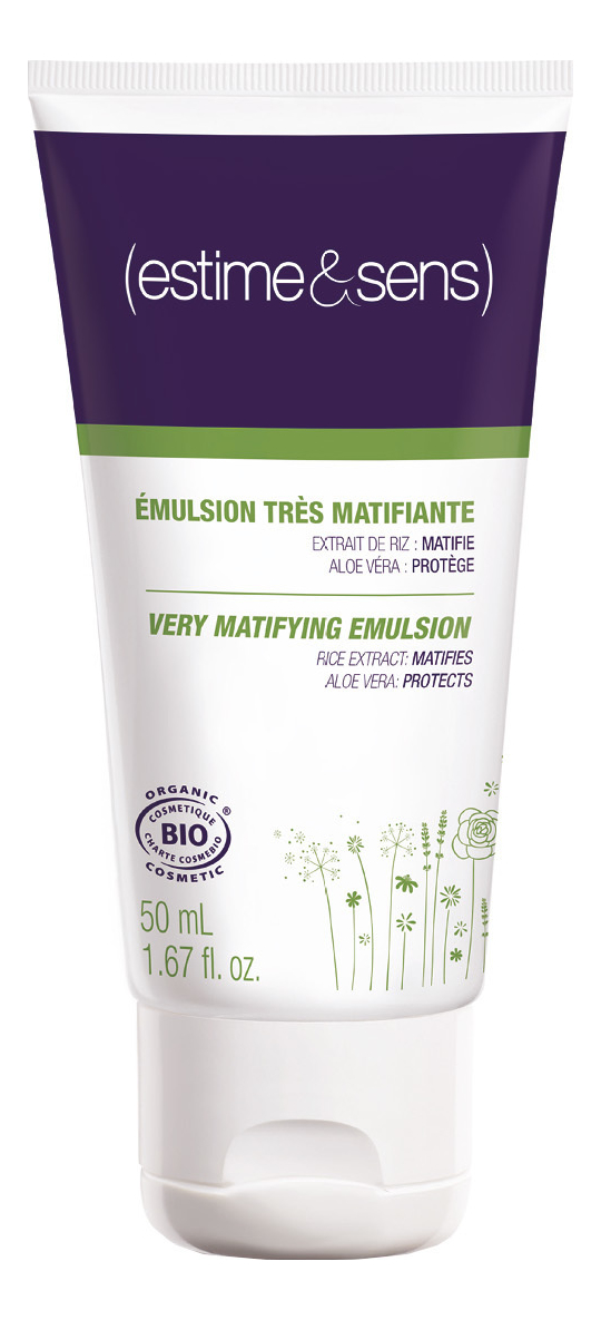 

Матирующая эмульсия для лица с экстрактом риса и алоэ вера Emulsion Tres Matifiante 50мл
