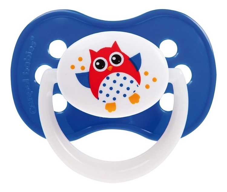 

Пустышка симметричная силиконовая 0-6 мес Owls