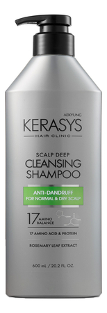 Kerasys Освежающий шампунь для кожи головы Hair Clinic Scalp Care Deep Cleansing Shampoo