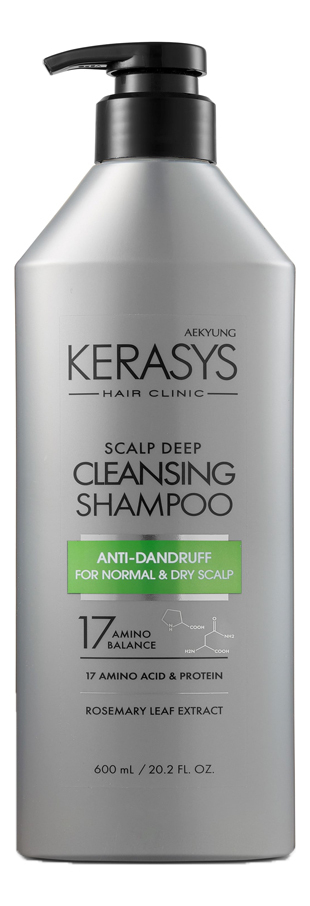 Освежающий шампунь для кожи головы Hair Clinic Scalp Care Deep Cleansing Shampoo: Шампунь 600мл