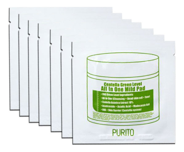 

Очищающие подушечки для лица Centella Green Level All In One Mild Pad: Подушечки 10шт, Очищающие подушечки для лица Centella Green Level All In One Mild Pad