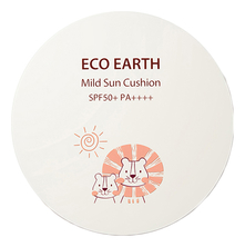 The Saem Кушон для лица солнцезащитный Eco Earth Power Mild Sun Cushion Lion Edition SPF50+ PA++++ 12г