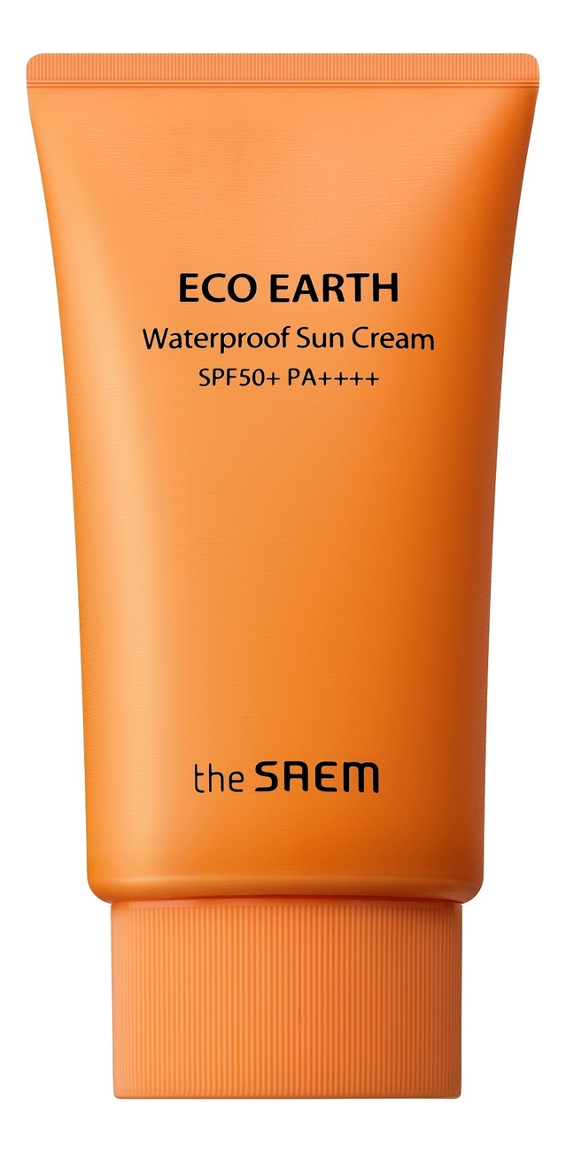 Солнцезащитный крем для лица водостойкий Eco Earth Waterproof Sun Cream SPF50+ PA++++ 50г