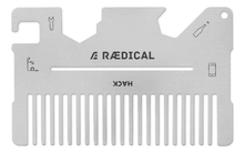 Raedical Расческа для бороды 8 в 1 Hack Comb Multi-Tool