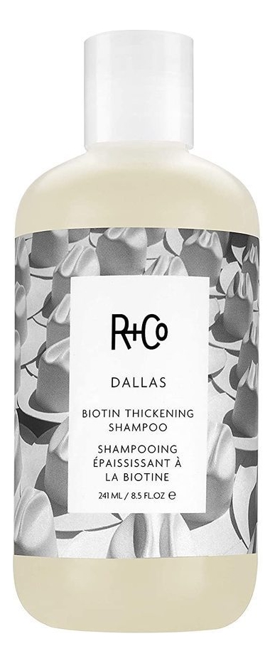 Шампунь для объема волос с биотином Dallas Biotin Thickening Shampoo: Шампунь 251мл chebe powder shampoo 300ml biotin essential oil 30ml hair conditioner hair