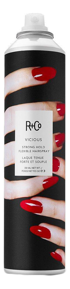 Спрей для укладки волос подвижной фиксации Vicious Strong Hold Flexible Hairspray: Спрей 310мл спрей для укладки подвижной фиксации r co outer space flexible hairspray 75 мл