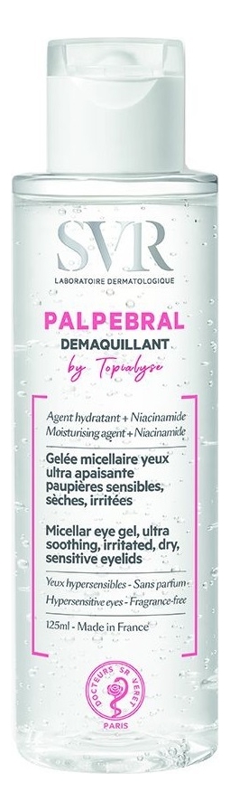 

Мицеллярное желе для снятия макияжа с кожи вокруг глаз Palpebral Demaquillant by Topialyse 125мл