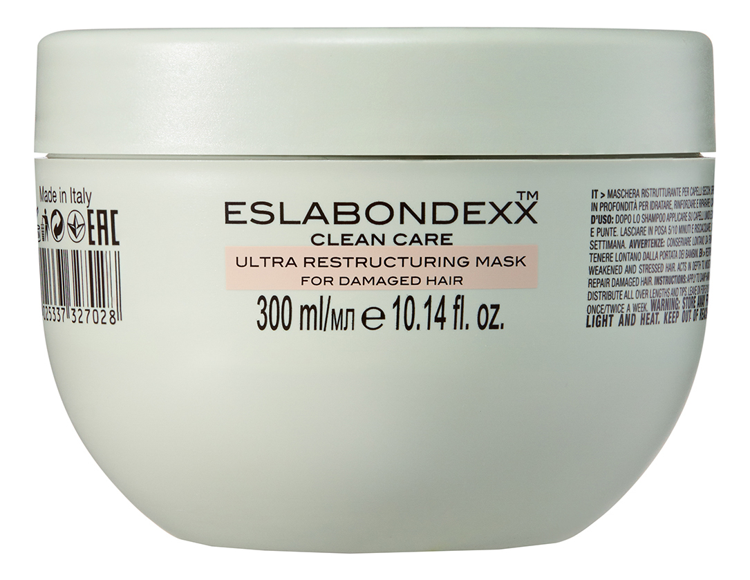 

Восстанавливающая маска для волос Clean Care Ultra Restructuring Mask For Damagem Hair: Маска 300мл, Восстанавливающая маска для волос Clean Care Ultra Restructuring Mask For Damagem Hair