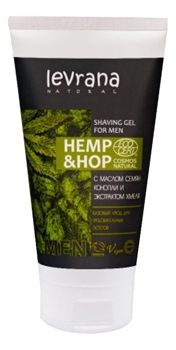 Гель для бритья Конопля и хмель Hemp & Hpo Shaving Gel For Men 150мл гель для бритья конопля и хмель hemp