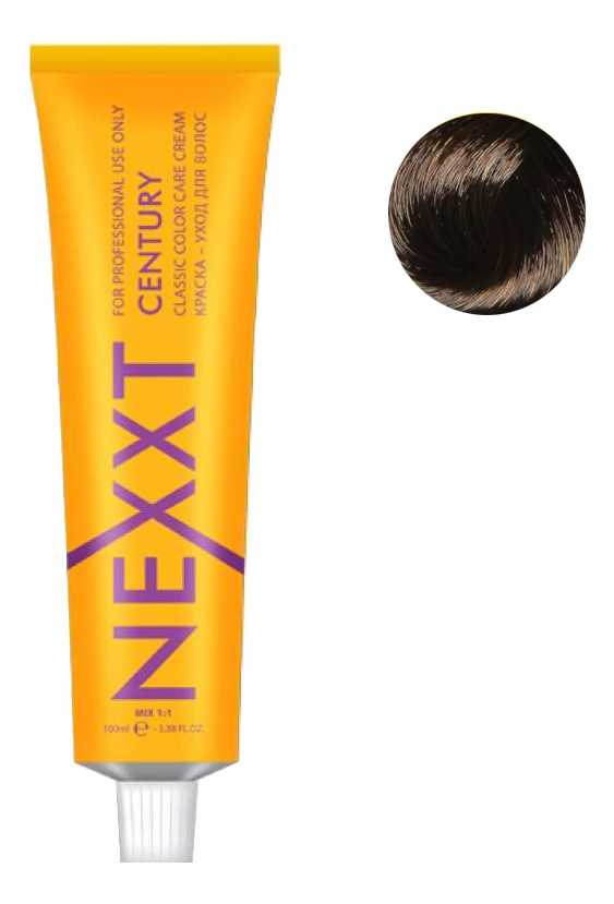 

Крем-краска для волос Classic Permanent Color Care Cream Century 100мл: 4.0 Medium Brown, Крем-краска для волос Classic Permanent Color Care Cream Century 100мл