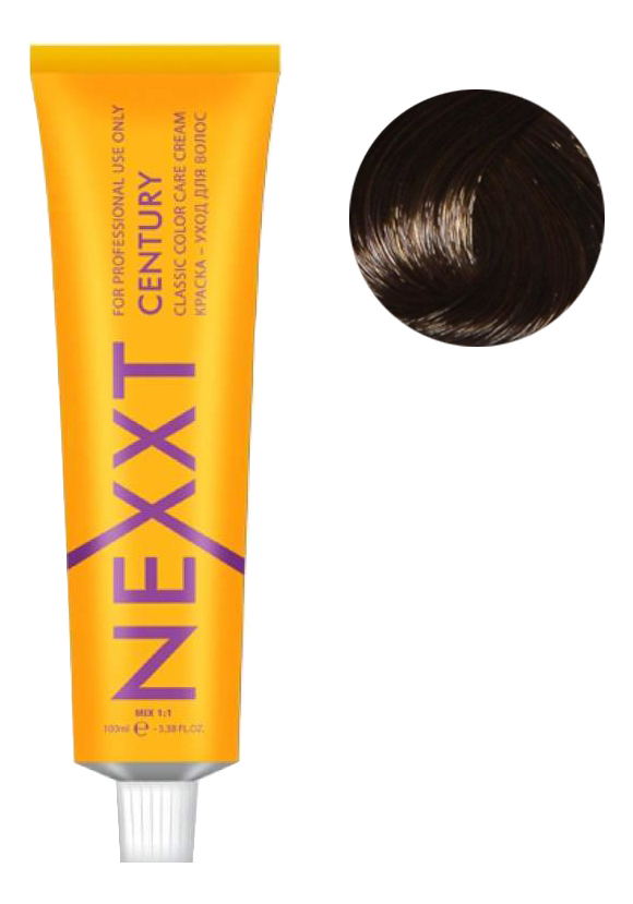 

Крем-краска для волос Classic Permanent Color Care Cream Century 100мл: 5.1 Dark Brown Ash, Крем-краска для волос Classic Permanent Color Care Cream Century 100мл