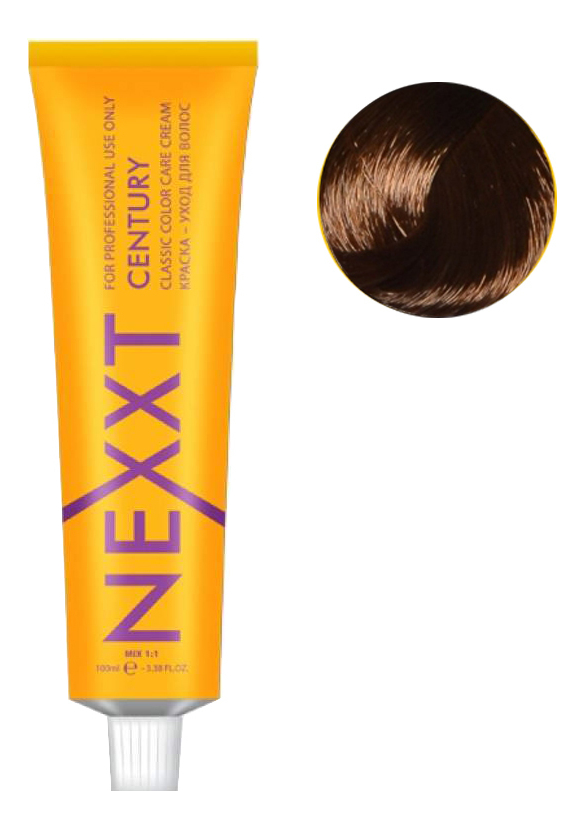 

Крем-краска для волос Classic Permanent Color Care Cream Century 100мл: 5.3 Light Golden Brown, Крем-краска для волос Classic Permanent Color Care Cream Century 100мл