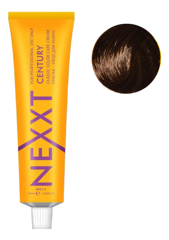 

Крем-краска для волос Classic Permanent Color Care Cream Century 100мл: 5.38 Light Brown Golden Mahogany, Крем-краска для волос Classic Permanent Color Care Cream Century 100мл