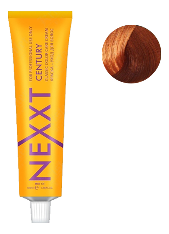 

Крем-краска для волос Classic Permanent Color Care Cream Century 100мл: 7.44 Light Copper Blond Intensive, Крем-краска для волос Classic Permanent Color Care Cream Century 100мл