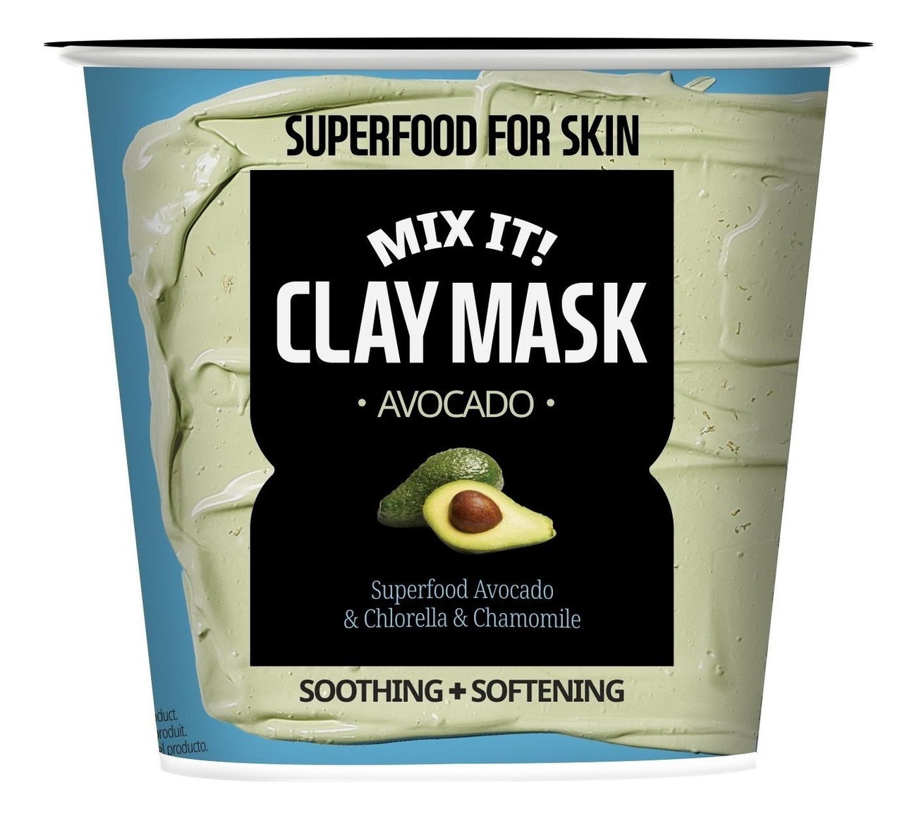 

Глиняная маска для лица с экстрактом авокадо Mix It! Clay Mask Avocado