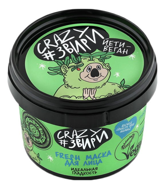

Маска для лица Йети-веган Crazy#звири Save Youth! Fresh 100мл