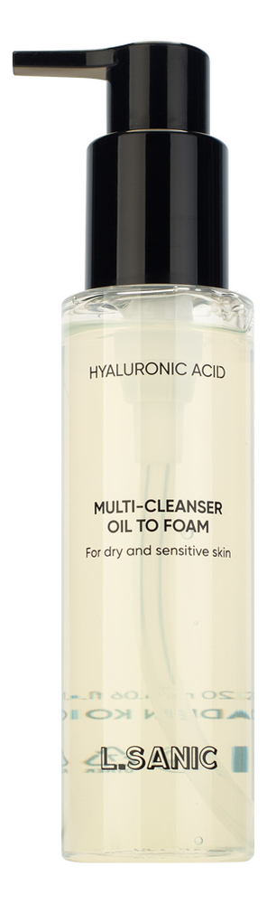

Гидрофильное масло-пенка для снятия макияжа Hyaluronic Acid Multi-Cleanser Oil To Foam 120мл