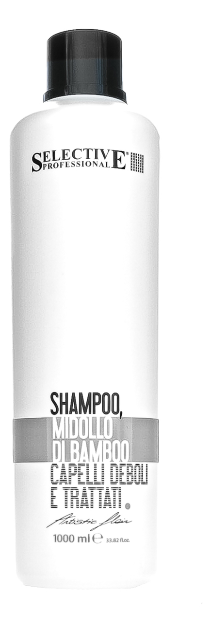 Шампунь для волос с вытяжкой из бамбука Artistic Flair Shampoo Midollo Di Bamboo: Шампунь 1000мл